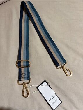KOLTTI Blue Striped Adjustable Bag Strap